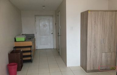 "Semi furnished studio unit near LRT, DLSU, ST BENILDE, accessible to M"02