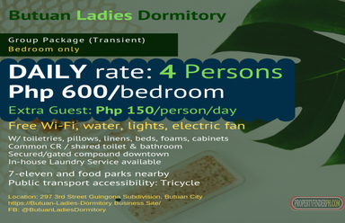 DAILY Rent ROOM @ Butuan Ladies Dormitory / Boarding House02