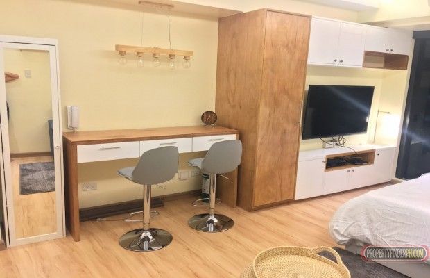 Studio for lease fully furnished with pool view03