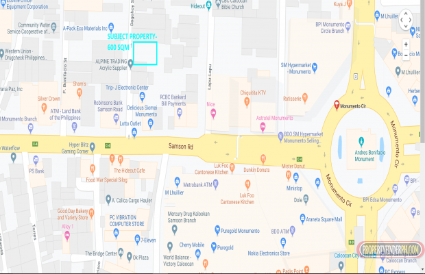 600 Sqm Commercial Lot for Rent - beside Monumento Circle03