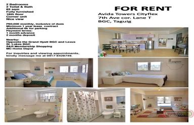 Avida- For Rent City Flex Tower-BGC02
