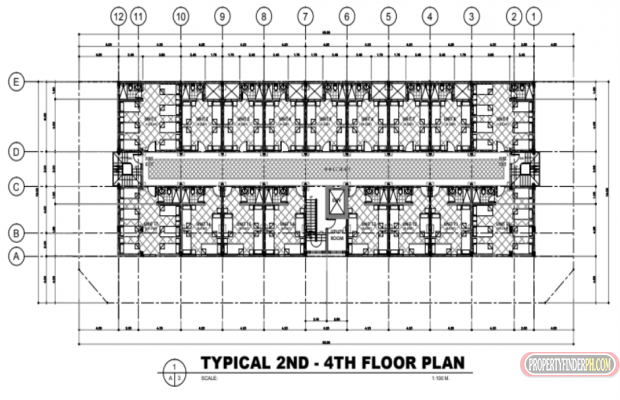 4-Storey Residential Building with Commercial spaces on the GF. can ac04