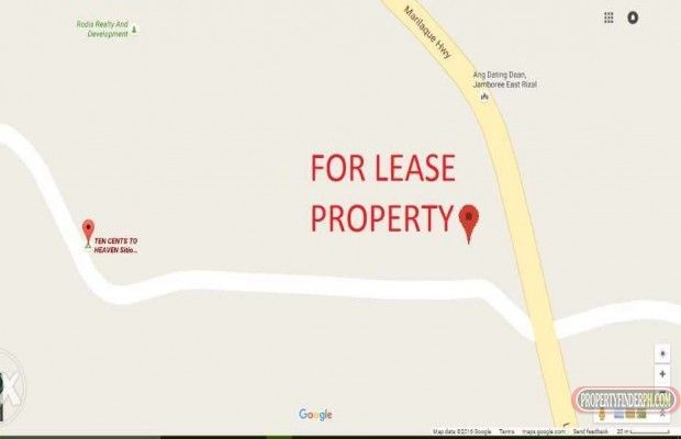 "For Lease 5,000 sqm or 1,000 sqm vacant lot at Tanay Rizal"03