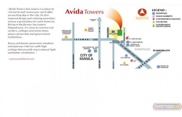 AVIDA STUDIO UNIT SEMI-FURNISHED near UST just across SM San Lazaro Ma03