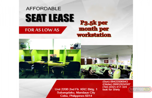 120 sgm Call Center/BPO sEAT for Rent in Cebu01