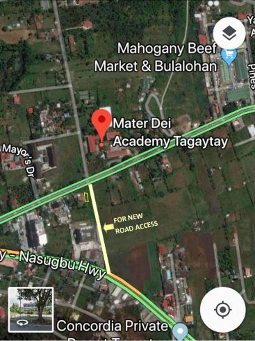 For Lease: 692 sq.m. Tagaytay Commercial lot01