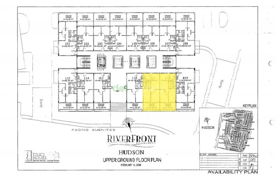 3 Bedroom Tandem Unit with Parking For Rent Riverfront Residences Pasi03