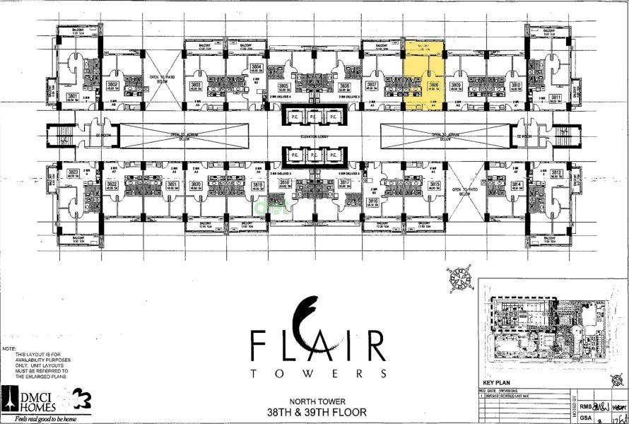 For Rent 2 Bedroom Bare with Balcony Flair Towers Mandaluyong.03