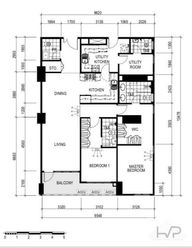 "For Rent: Two Maridien - Special 2 bedroom, unfurnished with parking,"02