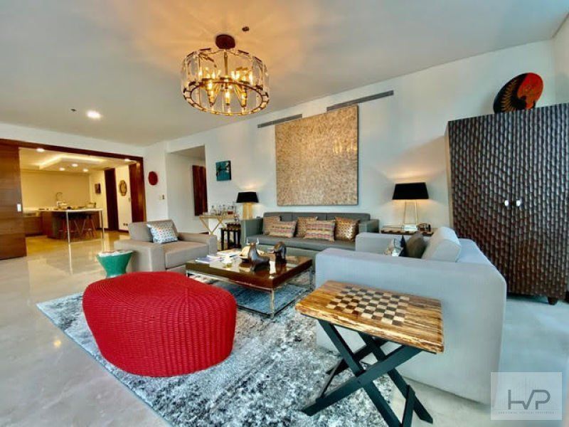 "For Rent: Two Roxas Triangle - 3 bedrooms, furnished with 3 parking, 3"03