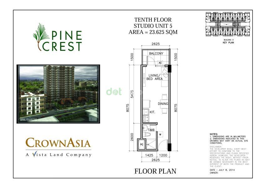 For Rent Fully Furnished Studio Pine Crest New Manila Quezon City.03
