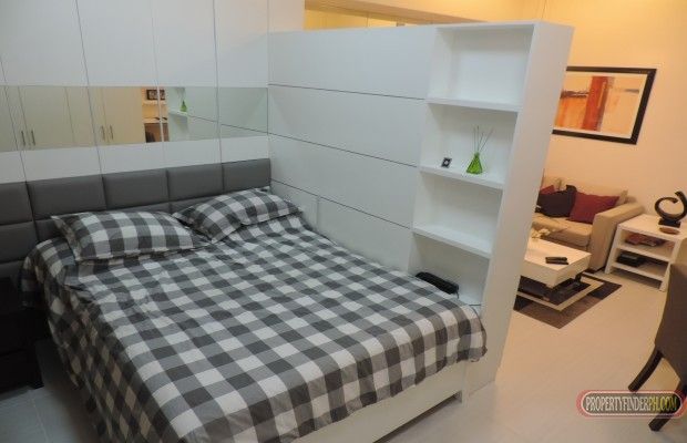 "FULLY FURNISHED PREMIUM STUDIO UNIT, with AC and swimming pool , gym a"03
