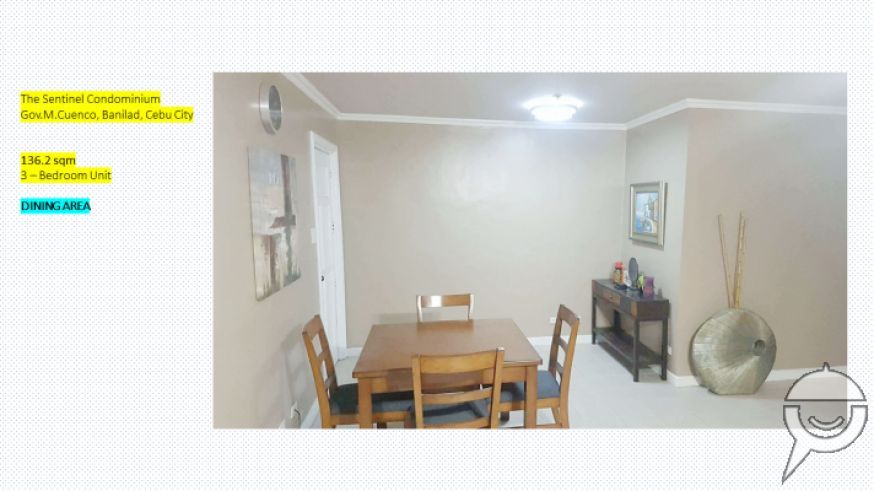 "Sentinel Condominium for Rent - 136.20 sqm 3-BRM Unit in Banilad, Cebu"03