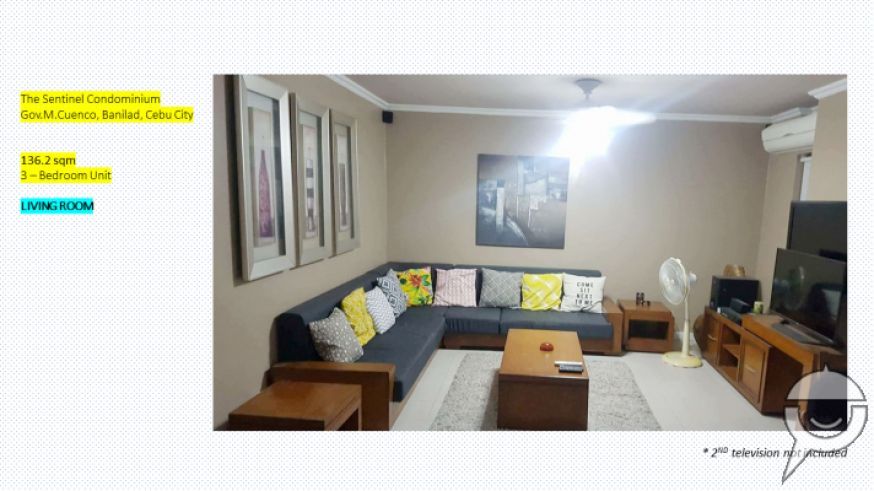 "Sentinel Condominium for Rent - 136.20 sqm 3-BRM Unit in Banilad, Cebu"04