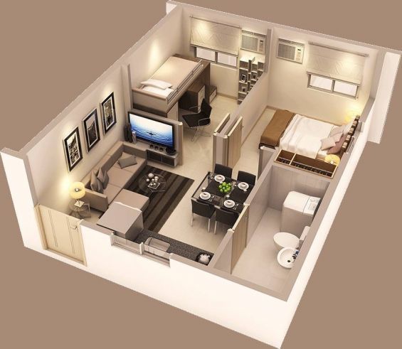 One Spatial 2 Bedroom Condo For Rent near Eastwood City and LRT 2 Sant03
