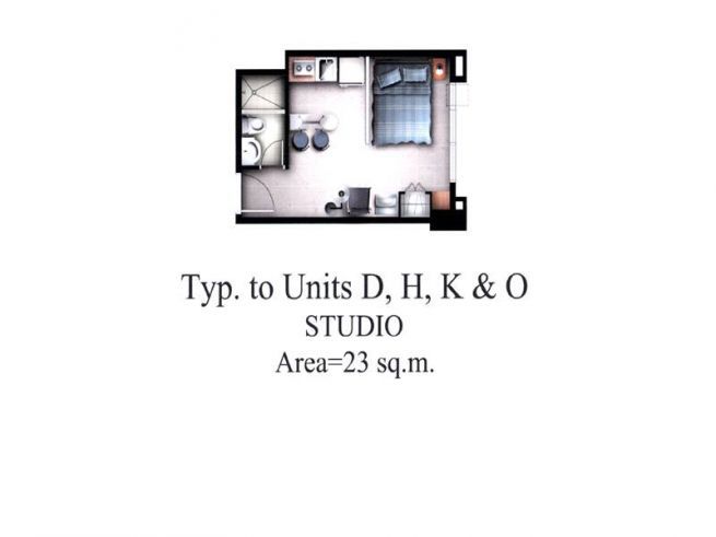 "Fully Furnished Studio Unit for Rent at Morgan Residences, Mckinley Hi"03