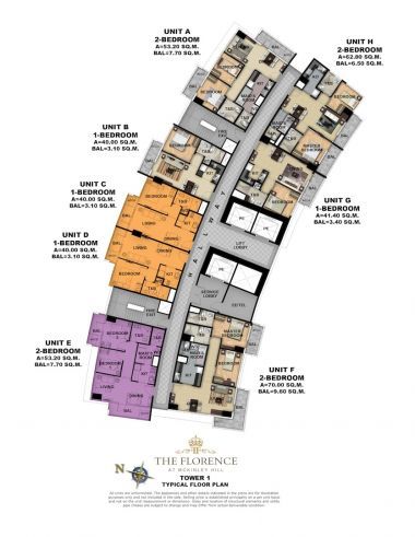 The Florence Tower 1 Mckinley Fort 1BR One Bedroom For Rent Semi Furni03