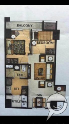 Greenbelt Hamilton at Legazpi Village -  2Br for Rent - Brand New03
