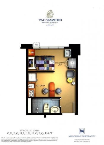 Unfurnished Studio Condo Unit for Rent in Stamford Executive Residence03