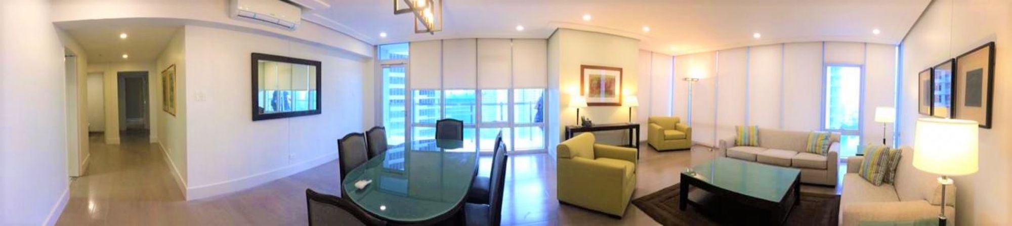 "FOR LEASE: 3 Bedroom Semi-furnished unit in Proscenium, Rockwell Cente"03