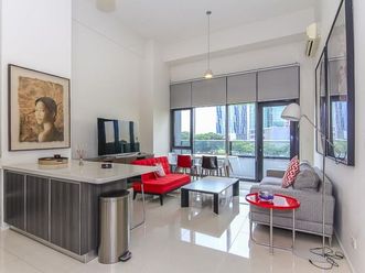 "For Rent 1-Bedroom unit with beautiful view in Arya Residences, BGC, T"02