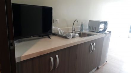 Fully furnished 24 sqm studio condo unit near EDSA MRT TRINOMA02