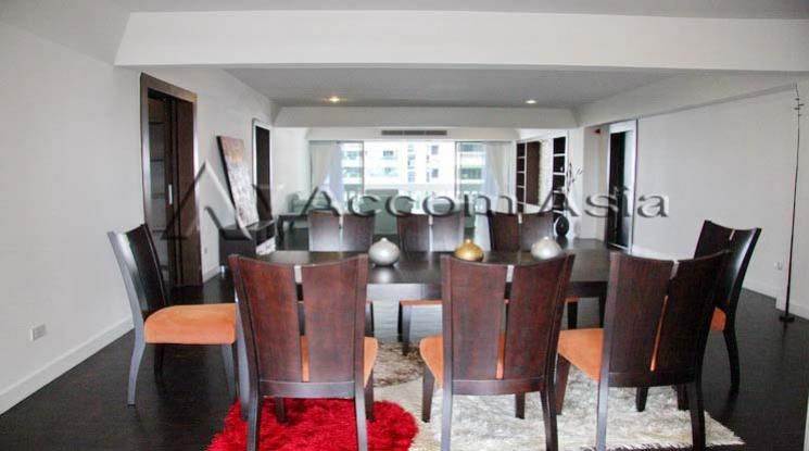Family Apartment with Lake View Apartment  3 Bedroom For Rent BTS Asok04