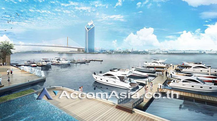 Canapaya Riverfront Residence Condominium  2 Bedroom For Rent BRT Rama05