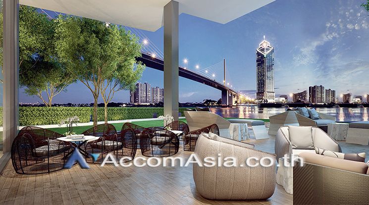 Canapaya Riverfront Residence Condominium  2 Bedroom For Rent BRT Rama06