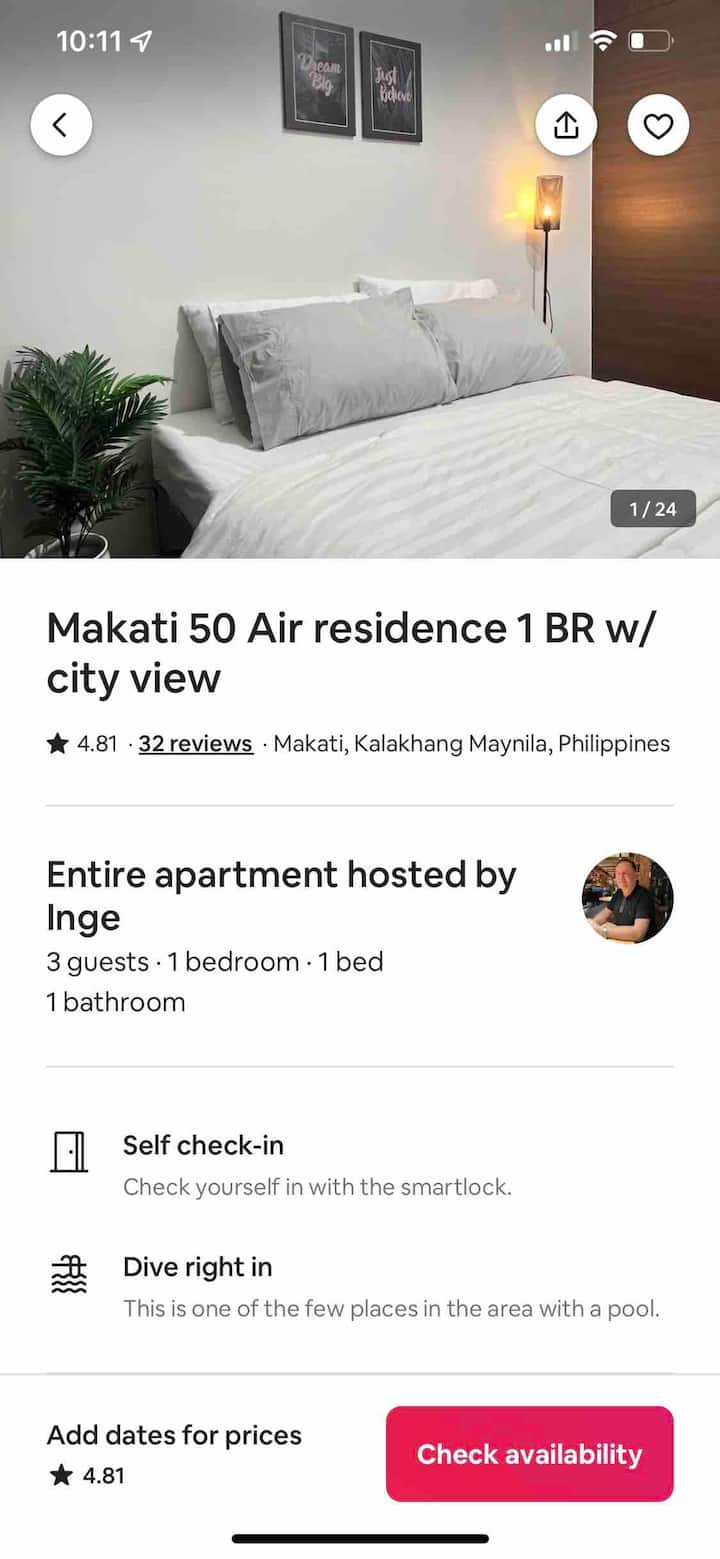 Makati、フィリピンのまるまる貸切のアパート・マンション03