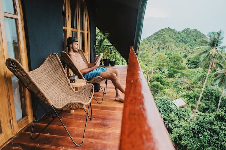 El Nido、フィリピンのヴィラの個室09