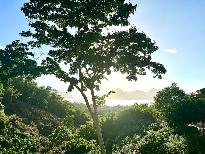 El Nido、フィリピンのまるまる貸切のログハウス09