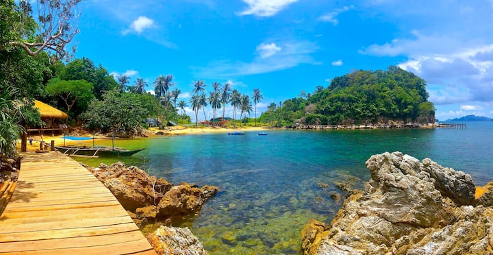 "El Nido,、フィリピンのまるまる貸切のヴィラ"02