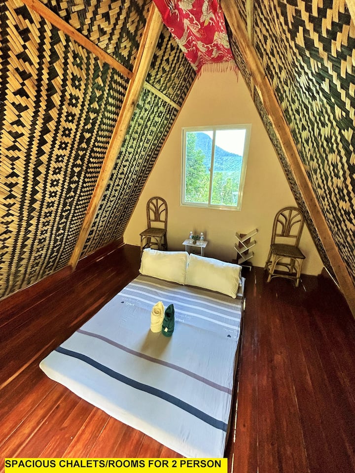 El Nido、フィリピンのシャレーの個室06