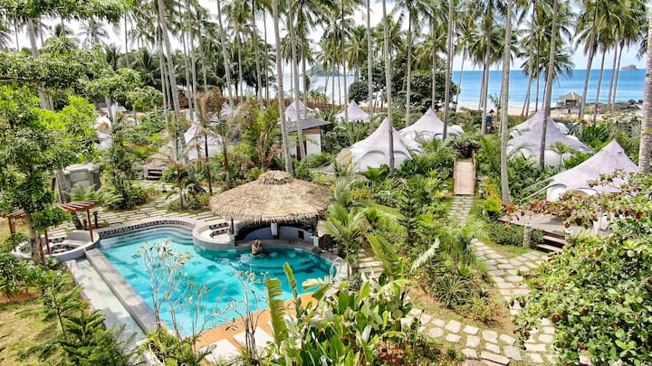 El Nido、フィリピンのテント02