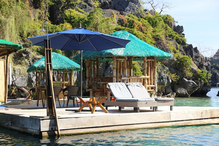 "Coron, Palawan、フィリピンのハウスボート"06