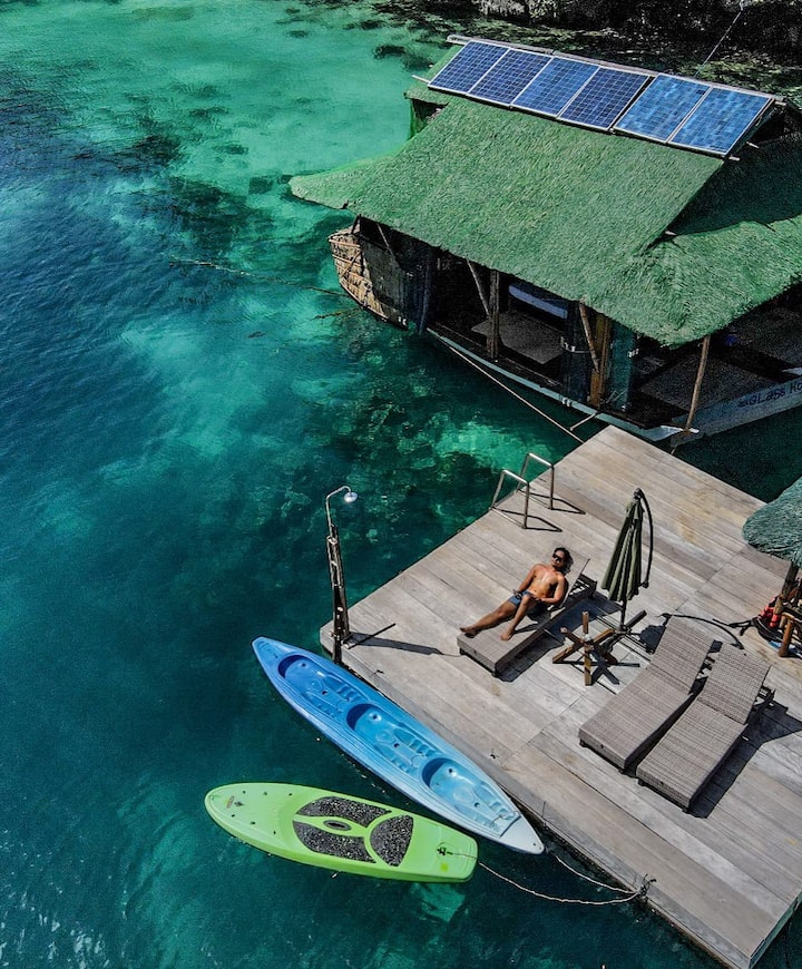 "Coron, Palawan、フィリピンのハウスボート"08