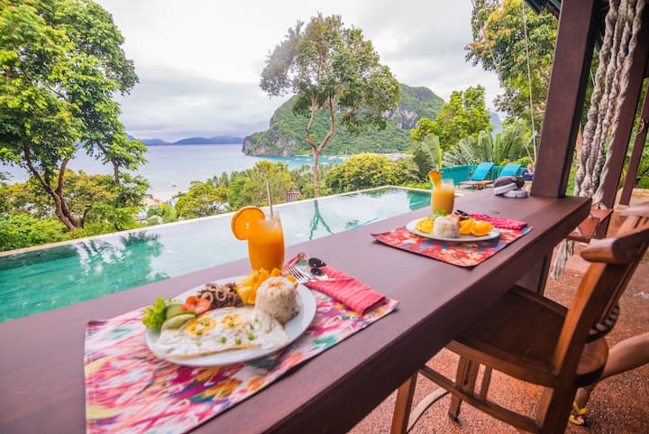 El Nido、フィリピンのまるまる貸切のヴィラ01