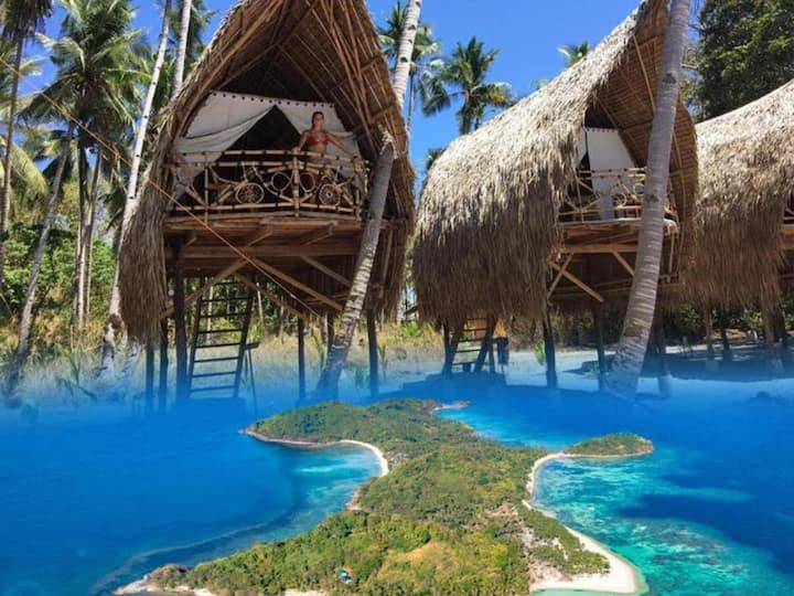 El Nido、フィリピンのログハウスの個室02