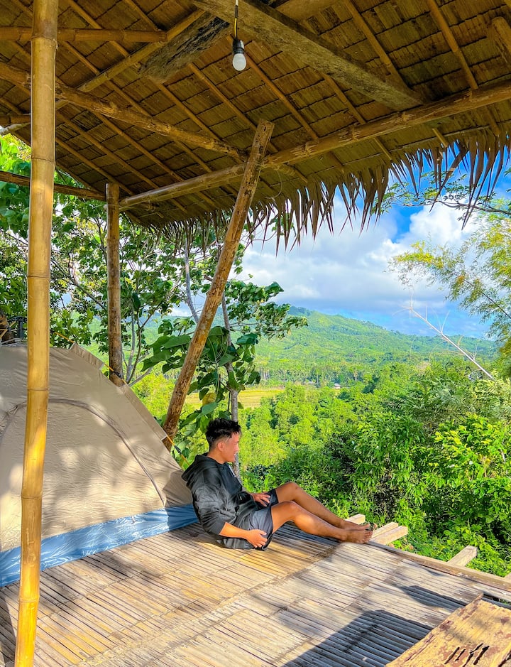 El Nido、フィリピンのテントの個室02